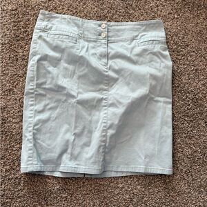 J. Jill Light Blue Skirt